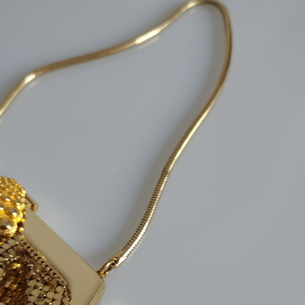 Whiting & Davis Gold Mesh Bag - Picture 8 of 10